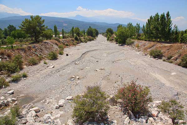 dry river bed