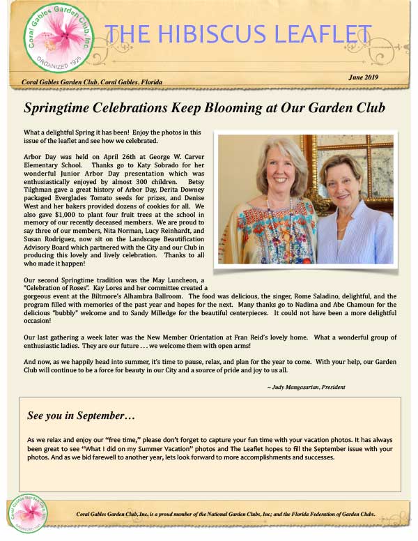 June 2019 Hibiscus Leaflet