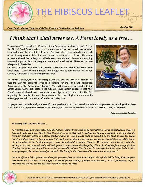 October 2019 Hibiscus Leaflet
