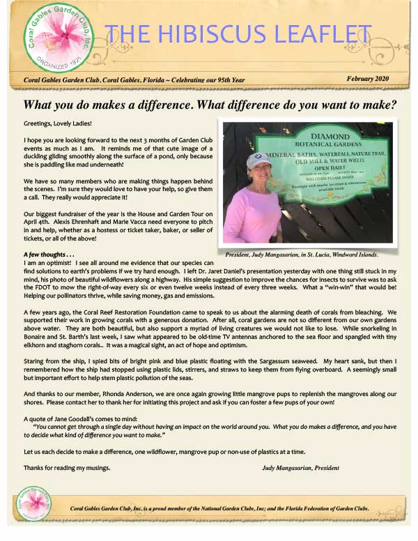 February 2020 Hibiscus Leaflet